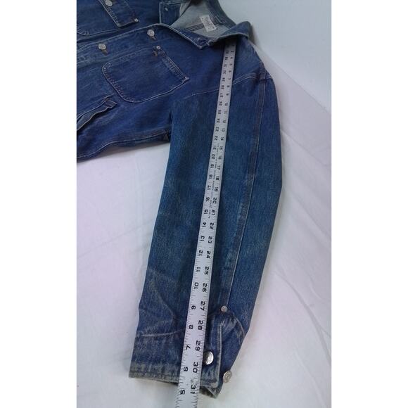 Polo Ralph Lauren USA Vintage Chore Jacket Women Large with Slash Pockets #W2604 - Picture 8 of 12